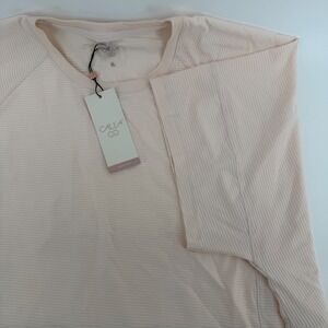 Calia Women's Oversized Renew Boxy Tee in Faded Pink NWT $48